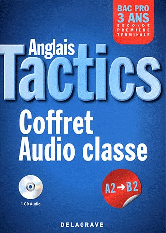 Coffret audio bac pro 3 ans tactics anglais a2/b2