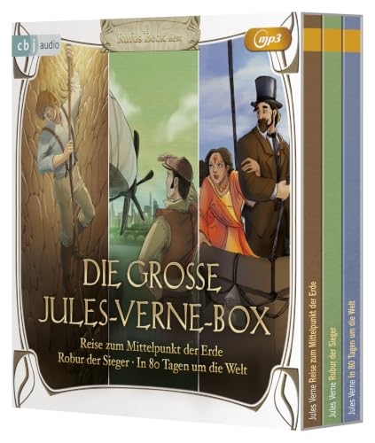 Die große Jules-Verne-Box: Reise zum Mittelpunkt der Erde, Robur der Sieger, In 80 Tagen um die Welt
