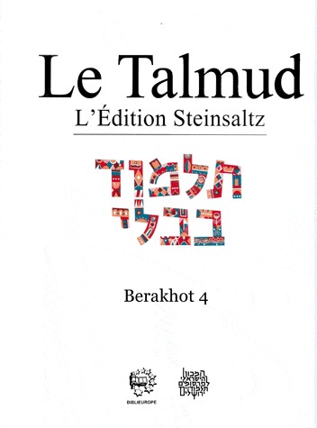 Le Talmud l'Edition Steinsaltz 04 Babli Berahot T4