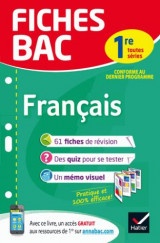 Fiches bac Français 1re toutes séries: fiches de révision Première séries générales et technologiques