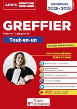 Concours Greffier - Catégorie B - Tout-en-un - Annales 2024 offertes: Concours externe 2025-2026