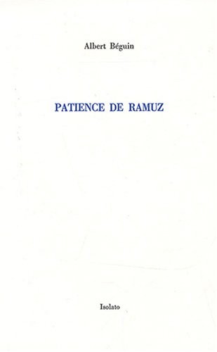 Patience de Ramuz