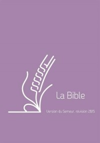 Bible semeur poche couverture vivella violet zip