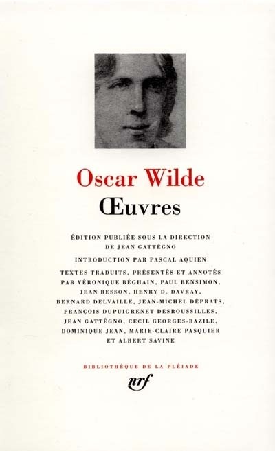 Oscar Wilde : Oeuvres