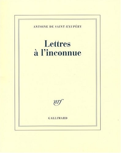 Lettres à l'inconnue