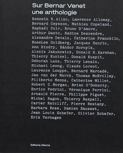 Bernar Venet,Textes