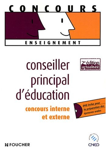 Conseiller principal d'éducation : Concours interne et externe (1DVD)