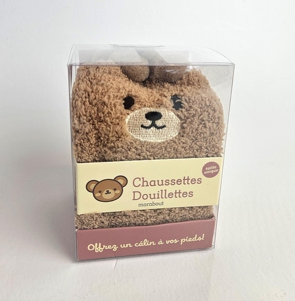 Chaussettes douillettes - ours 1