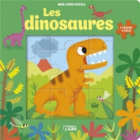 Livre puzzle 9p dinosaures
