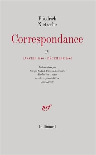 Correspondance (Tome 4-Janvier 1880 - Décembre 1884)