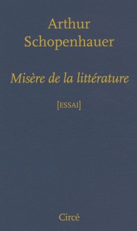 Misère de la littérature