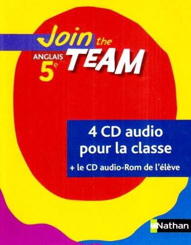 Join the Team 5e CD Audio Classe + CD-ROM Eleve