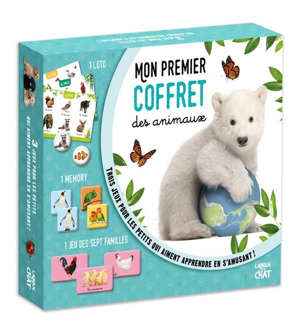 Mon premier coffret des animaux - Éducatif - Coffret jeux - Dès 2 ans