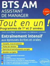 Bts Am Assistant Manager 2e Édition Programmes de 1re et 2e Annees