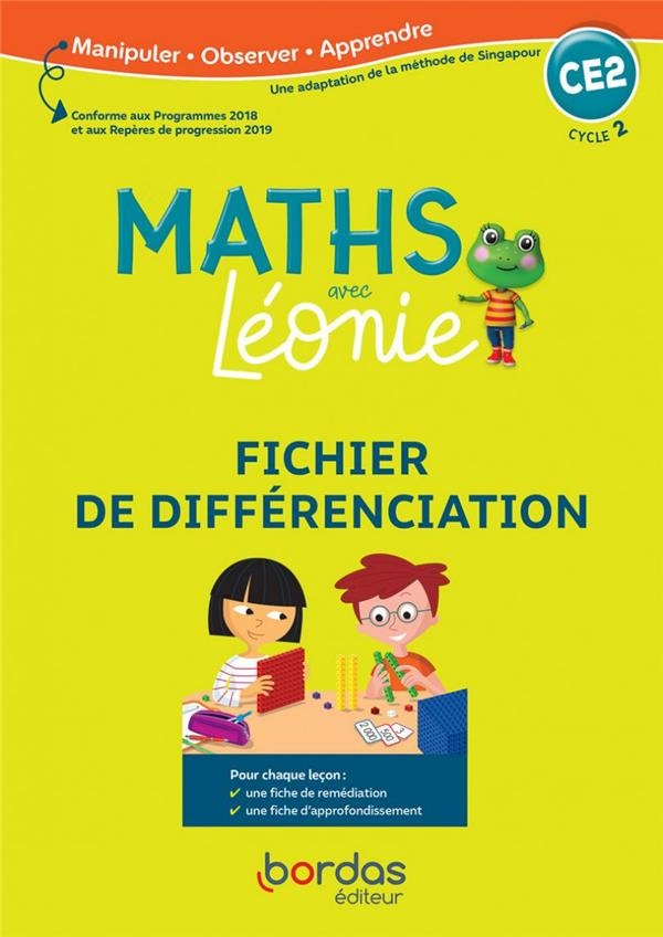 Les Maths avec Leonie CE2 2020 Fichier de Differenciation Photocopiable