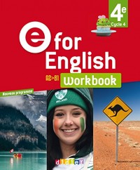 E for English 4e (éd. 2017) - Workbook -version papier