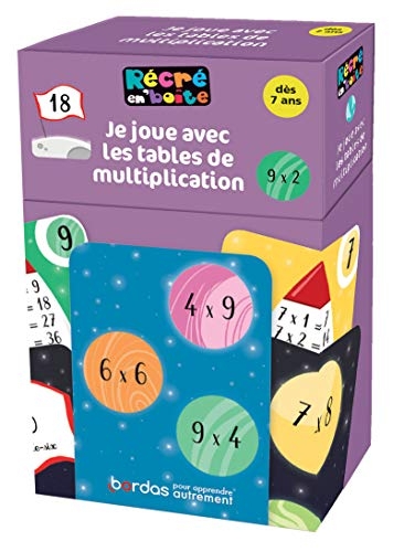 Récré en boîte - Je joue avec les tables de multiplications - dès 7 ans