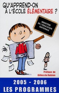 QU APPREND ON ECOLE ELEM 05 06