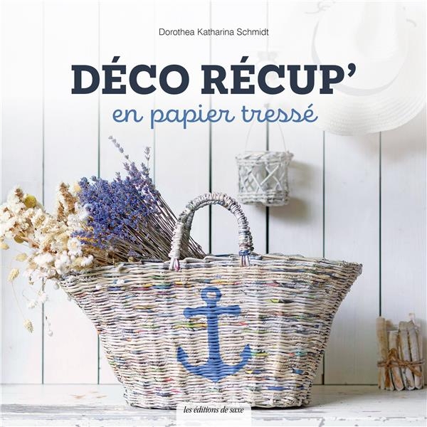 Déco récup en papier tressé