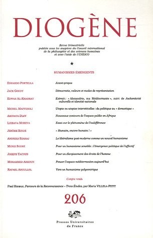 Diogène 2004, numéro 206