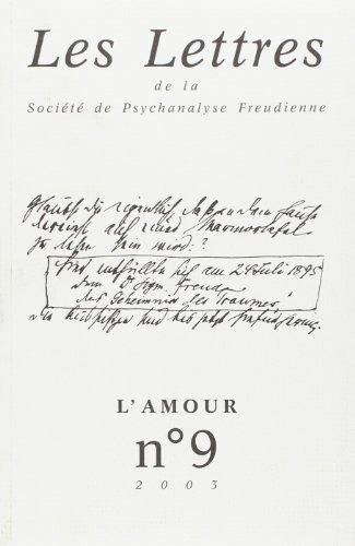 Revue les Lettres de la Spf N 9 2003 - l'Amour