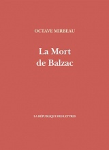 La mort de balzac