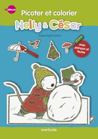 Nelly & César, picoter et colorier