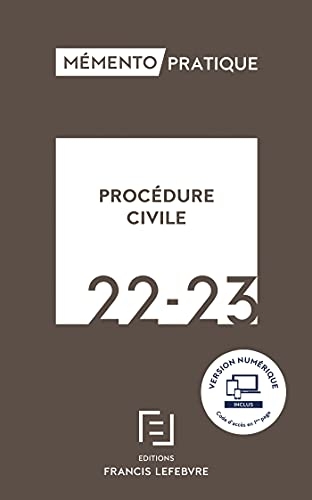 MEMENTO PROCEDURE CIVILE 2022-2023