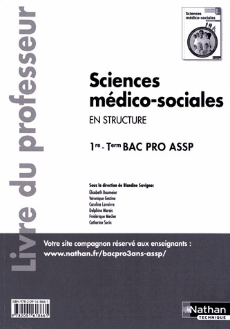 Sciences médico-sociales - 1re et Term Bac Pro ASSP