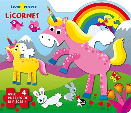 Livre Puzzle Licornes