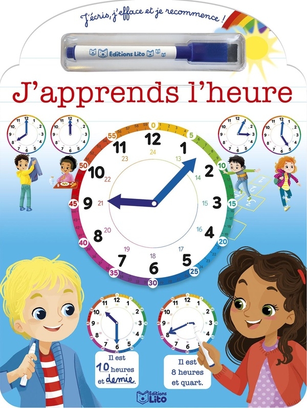 J ecris j efface apprends heur