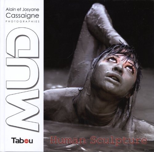 Mud human Sculpture : Woman Performance Photography in Mud