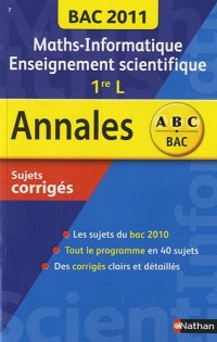 Maths-Informatique Enseignement scientifique 1re : Sujets corrigés