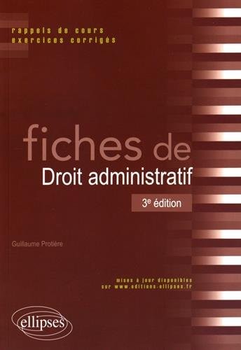 Fiches de Droit Administratif