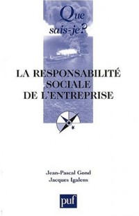 La responsabilité sociale de l'entreprise