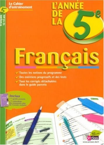 Français : L'année de la 5e