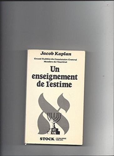Un Enseignement de l'estime (Stock plus) [9782010083891]