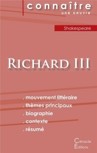 Fiche de lecture richard III de shakespeare analyse litteraire de reference et r
