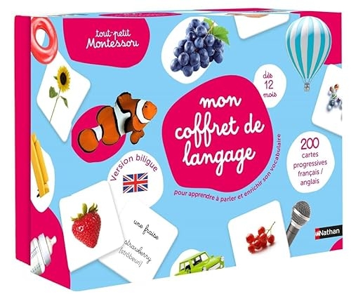 Mon coffret de langage - coffret bilingue français / anglais évolutif - dès 12 mois