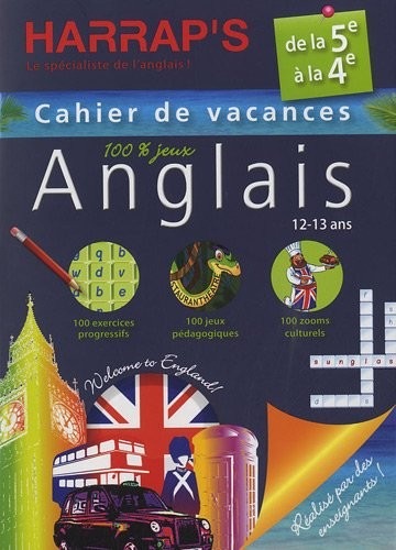 Harrap's Cahier de vacances anglais - De la 5ème à la 4ème