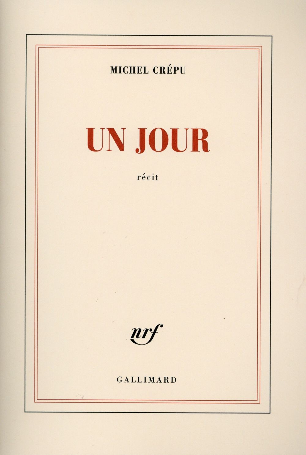 Un jour