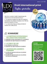 Droit international privé : Règles générales