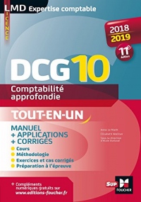 DCG 10 - Comptabilité approfondie - 2018-2019 - Tout en un - 11e édition