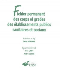 Fichier permanent des corps et grades des établissements publics sanitaires et sociaux