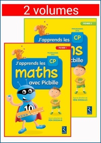 J'apprends les maths avec Picbille CP - 2 volumes