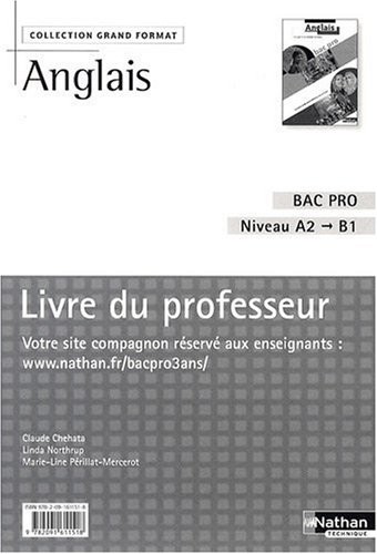 ANGLAIS BAC PRO PROFESSEUR 09