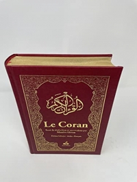 Le CORAN - Essai de traduction du Coran - Bilingue - 2 couleurs - Bordeaux ( couverture luxe et doru