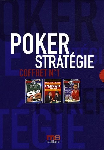Poker stratégie : Coffret n°1 en 3 volumes : Tome 1, Poker tells ; Tome 2, Les secrets du cash game ; Tome 3, Shuffle up and deal
