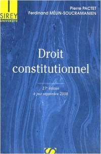 Droit constitutionnel : A jour de la révision de la Constitution