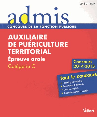 Concours Auxiliaire de puériculture territorial - Épreuve orale - Catégorie C - Concours 2015